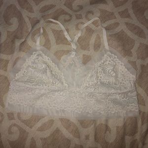 Cream Lace Aerie Bralette